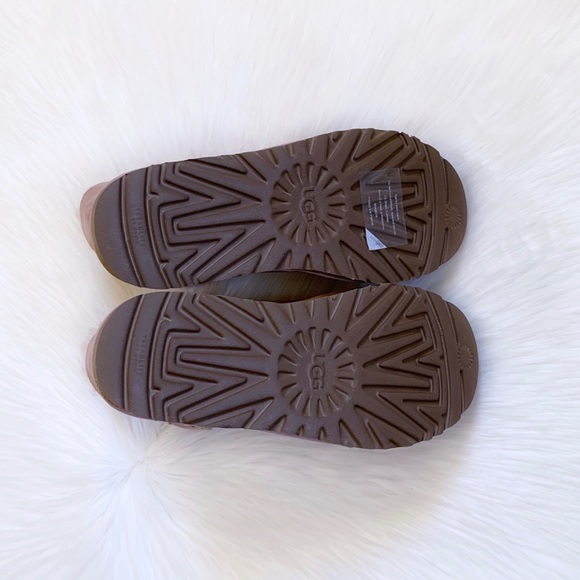 UGG Mini Bailey Button II Pink Crystal Boots - Picture 5 of 6